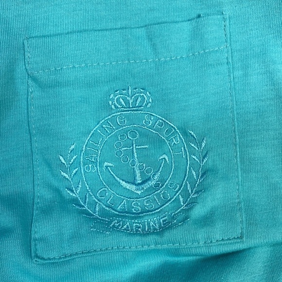 Vintage Justin Allen Sailing Sport Classics Blue 80's Jumpsuit Rare Size Large - Picture 8 of 15